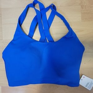 Lululemon All Powered Up Bra 32DD Blue